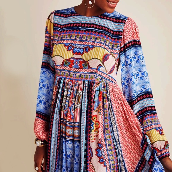 Anthropologie Bhanuni Jyoti Marcelina Midi Dress - Picture 5 of 8